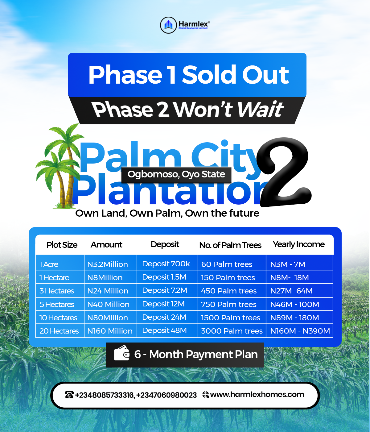Palm City Plantation 2 Ogbomosho Oyo state