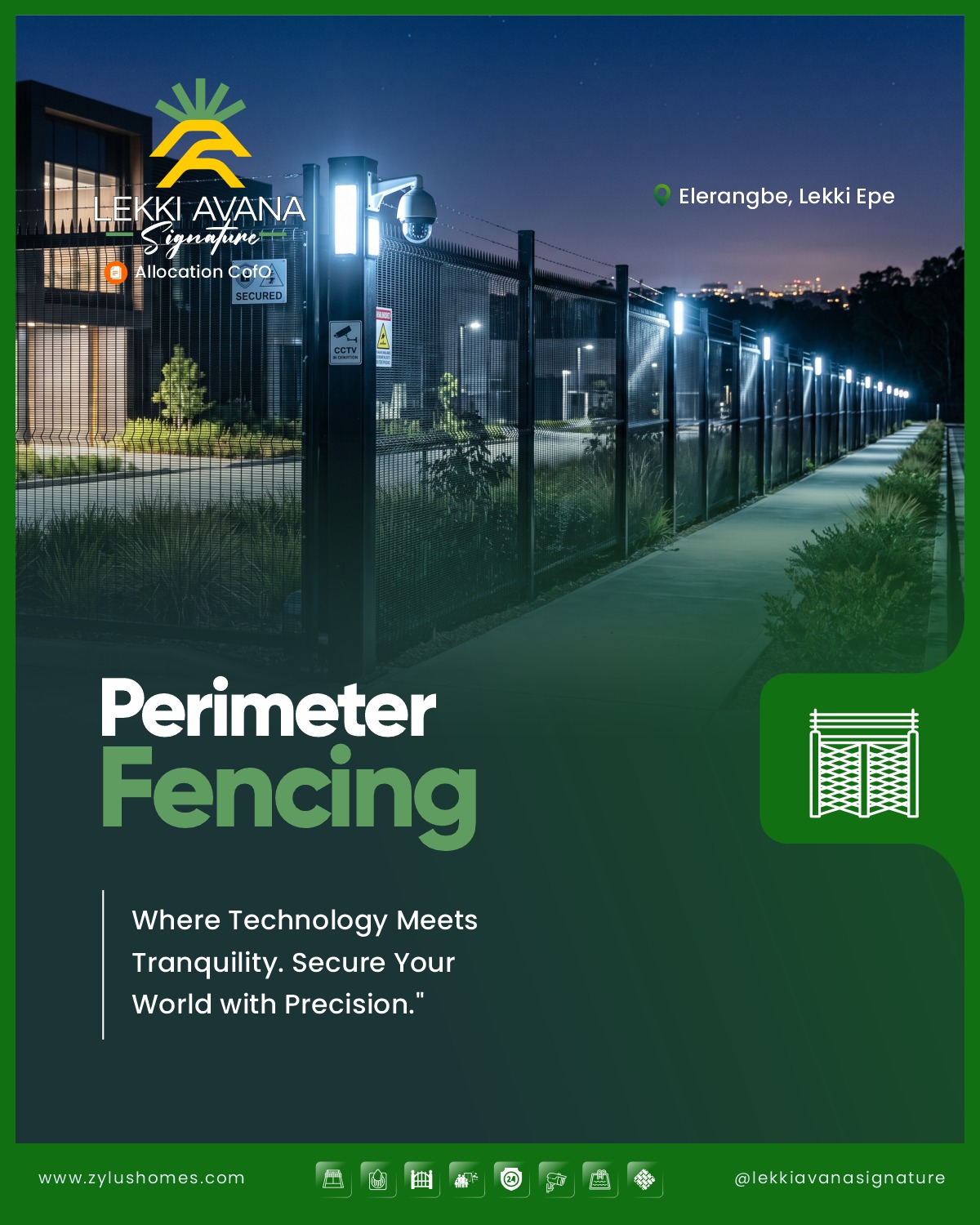 Concept for perimeter fencing