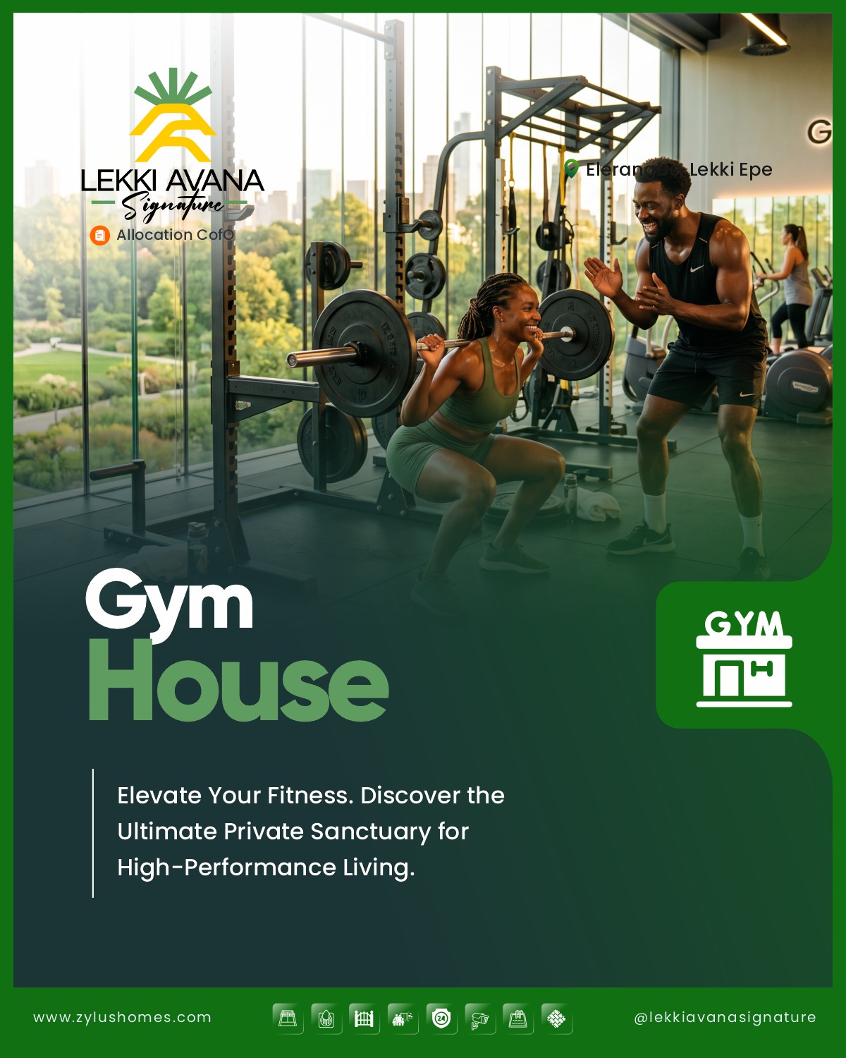 Concept for a gym house