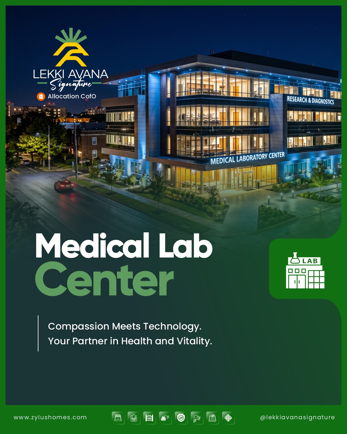 Concept for a medical laboratory