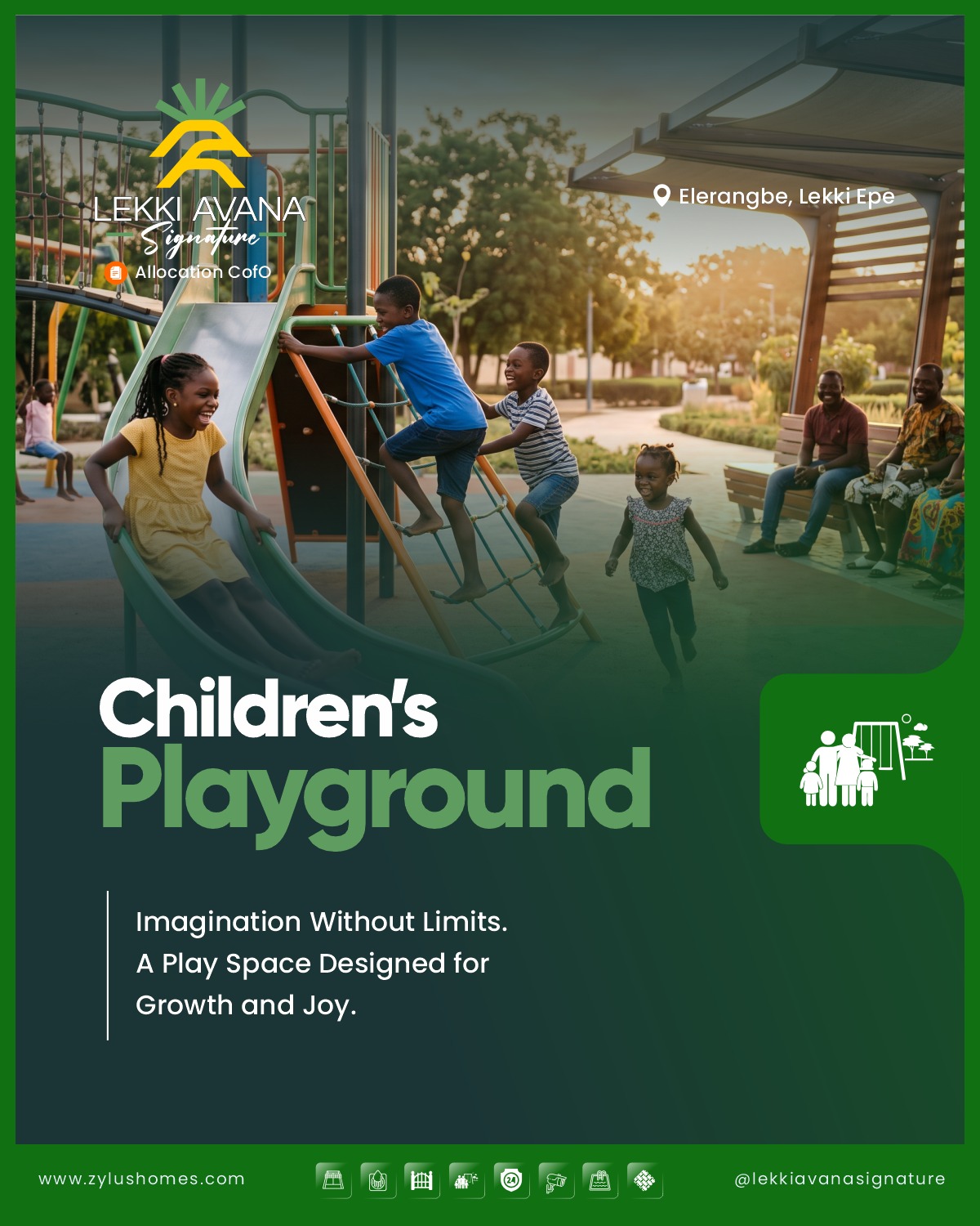 Concept for a children's playground