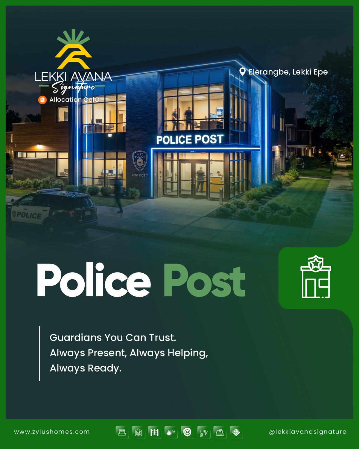 Concept for a police post